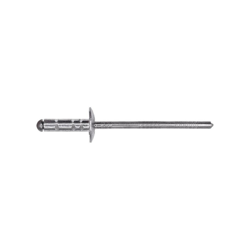 Auveco 22088 GM Specialty Rivet, Aluminum & Stainless Steel, 5/32in. Diameter , 7/16in. Flange, 9/64-3/8in. Grip