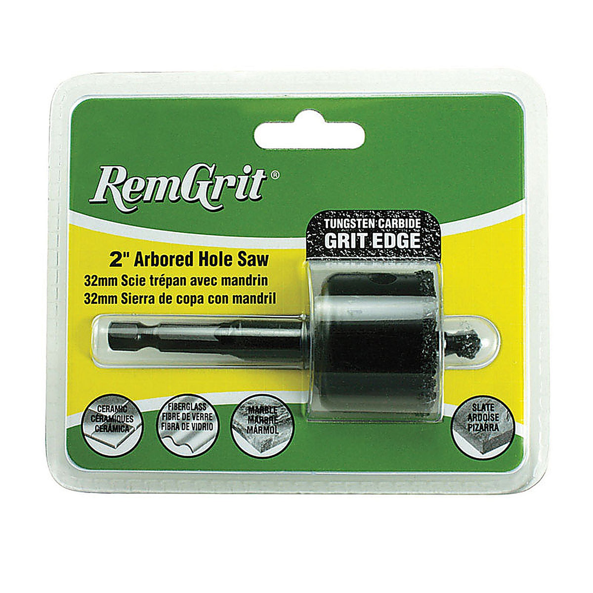 Disston - E0104581 - Remgrit 2 In. Carbide Grit 7/8 In. L X 1/4 In. D Hole Saw