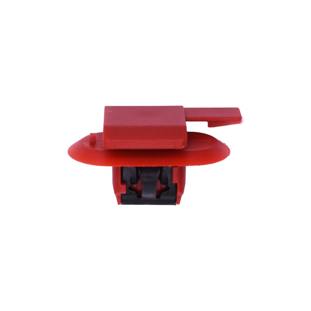 Auveco 22167 GM Moulding Clip With Metal Reinforcement, Red Nylon