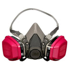 3M 65021H1-DC P100 Multi-Purpose Half Face Respirator Valved Multicolored M 1 pc