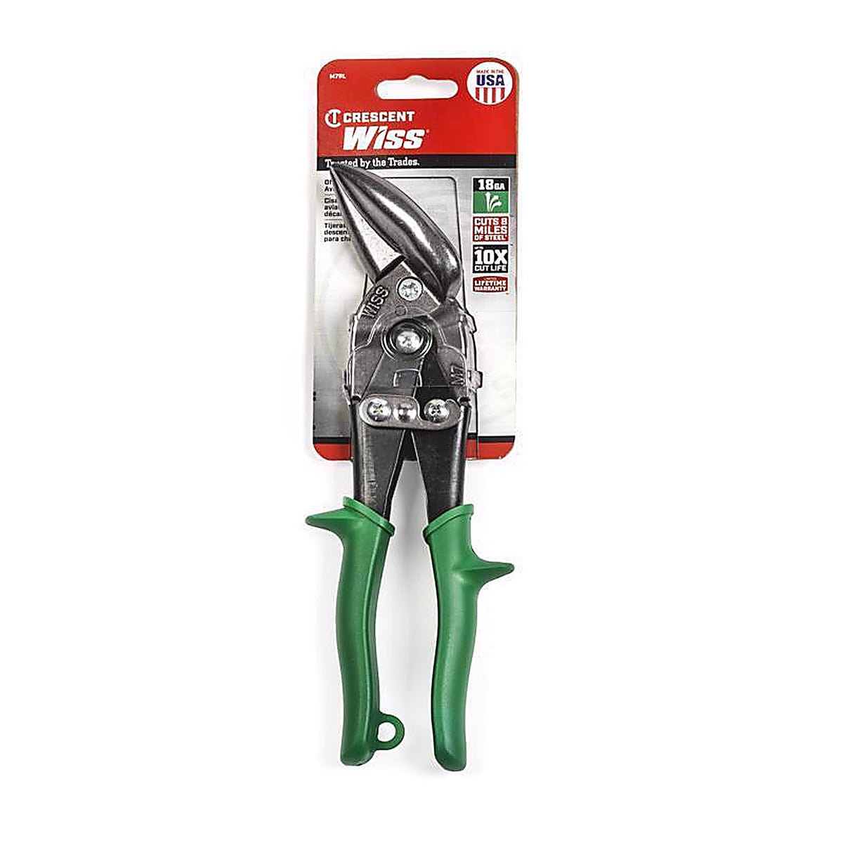 Crescent - M7R - Wiss 9-1/4 In. Stainless Steel Straight and Right Offset Snips 18 Ga. 1 Pack