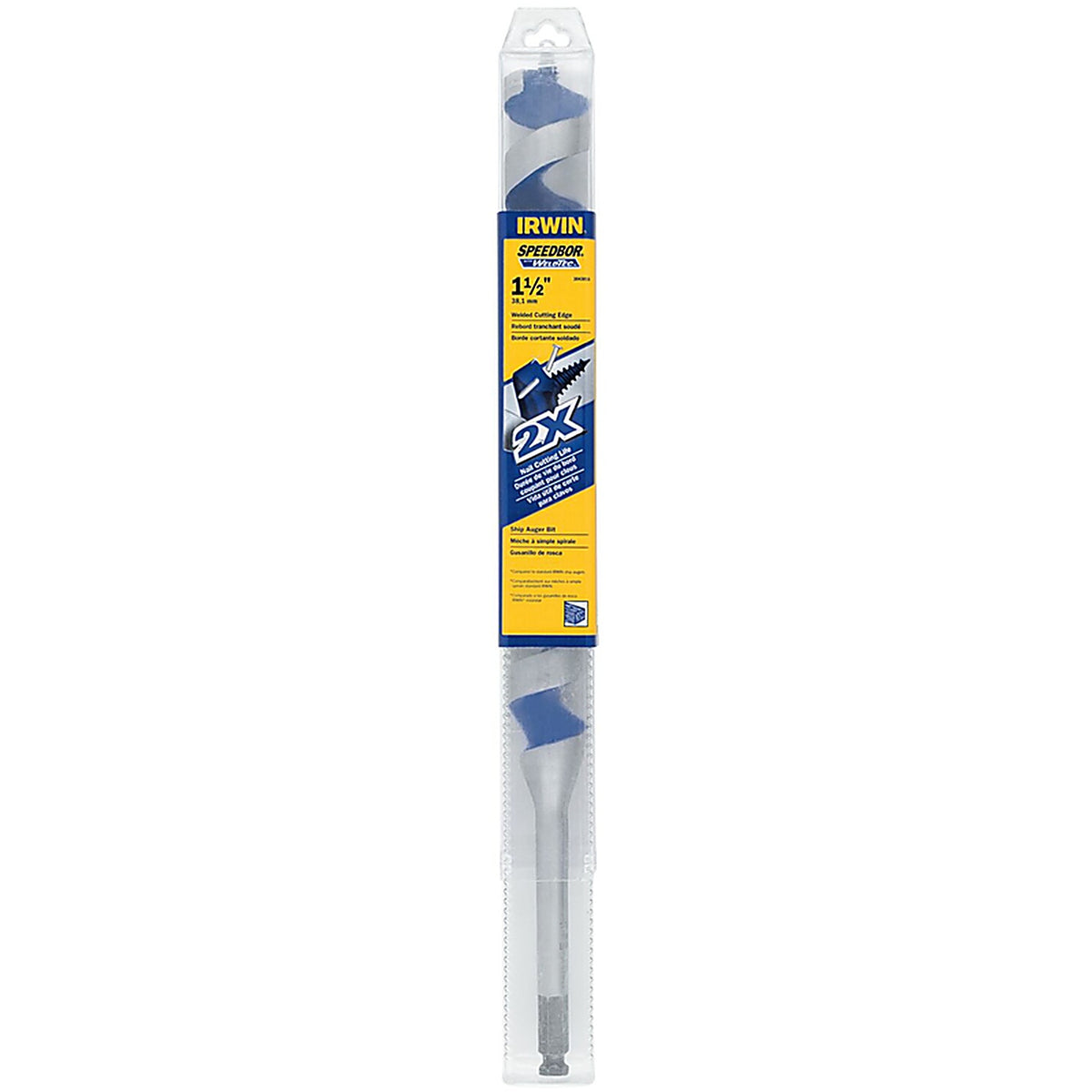Irwin - 3043016 - Weldtec 1-1/2 In. D X 17 In. L Auger Bit 1 Piece