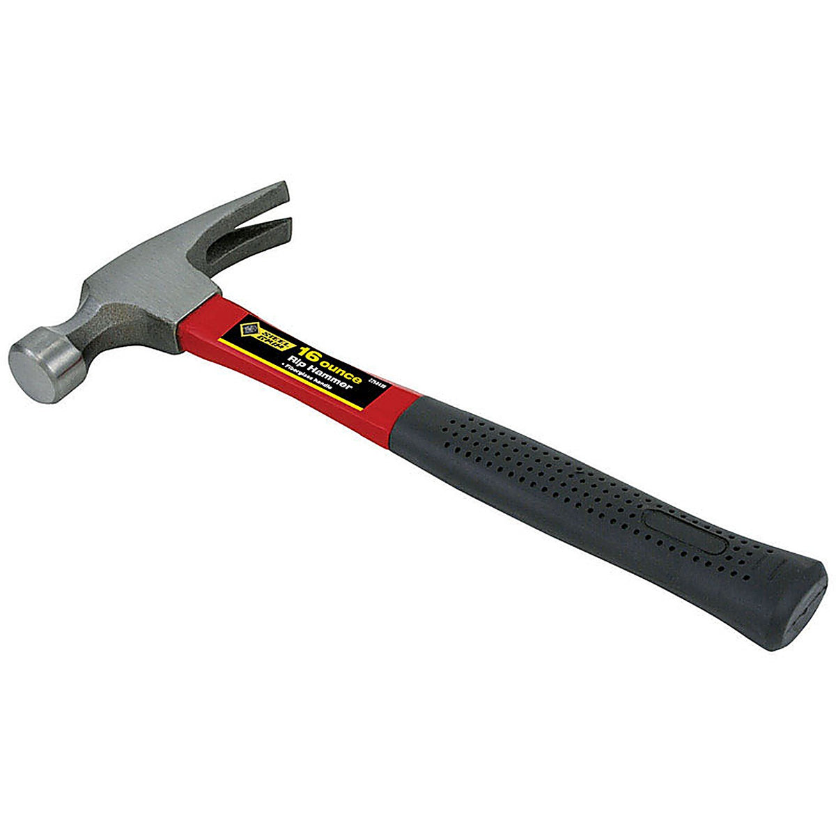 Steel Grip 2258499 16 oz. Smooth Face Rip Hammer Fiberglass Handle