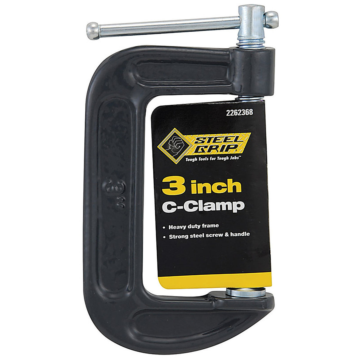 Steel Grip 2262368 3 in. Adjustable C-Clamp 1/pc.
