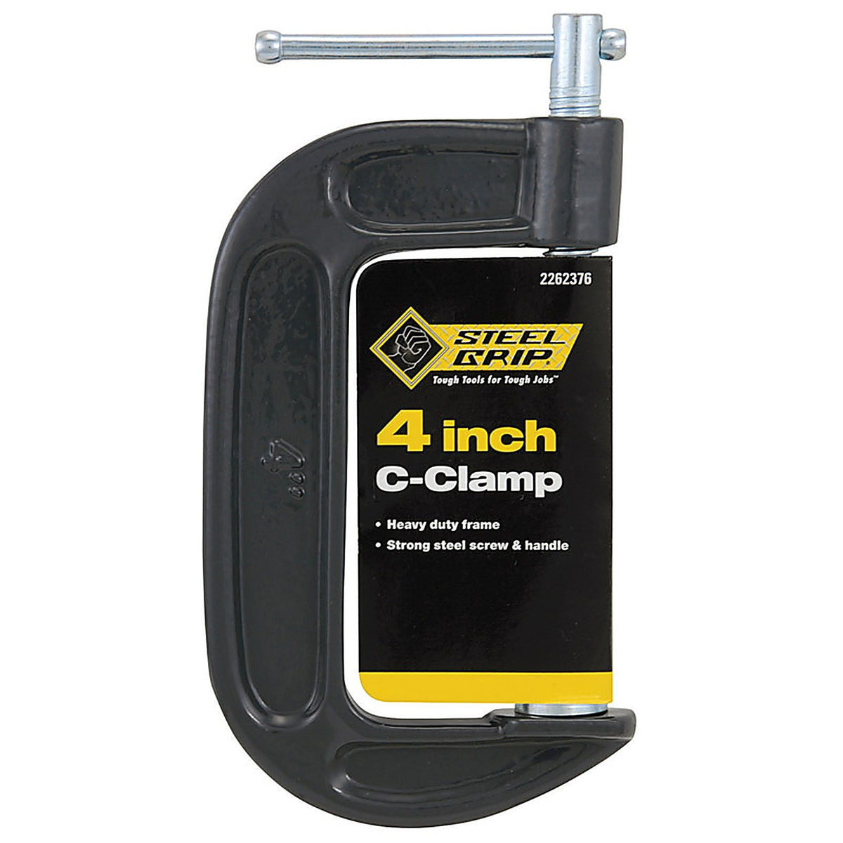 Steel Grip 2262376 4 in. Adjustable C-Clamp 1/pc.