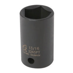 Sunex 2265PT 1/2in. Drive, 5 Pt. Impact Socket, 13/16in.