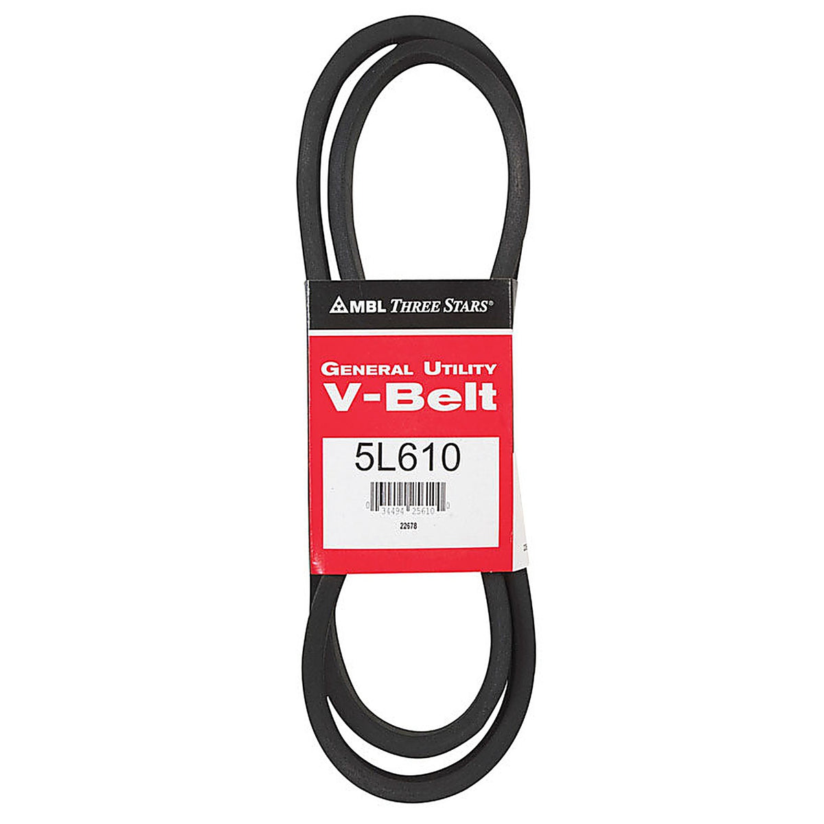 Mitsuboshi - 5L610A - FHP General Utility V-Belt 0.63 In. W X 61 In. L for Fractional Horsepower Motors