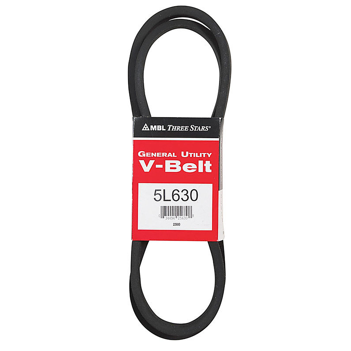 Mitsuboshi 5L630A FHP 5L630 General Utility V-Belt 0.63 in. W x 63 in. L For Fractional Horsepower Motors