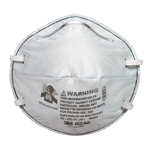 3M 8246H1-C R95 Household Cleaner Half Face Respirator White 1 pc