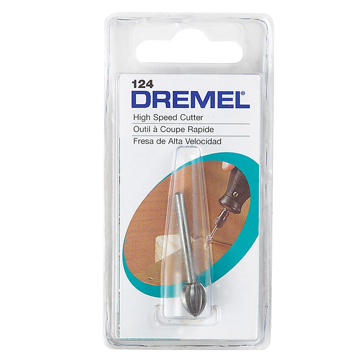 Dremel - 124 - 5/16 In. X 1.5 In. L High Speed Steel High Speed Cutter 1 Pack