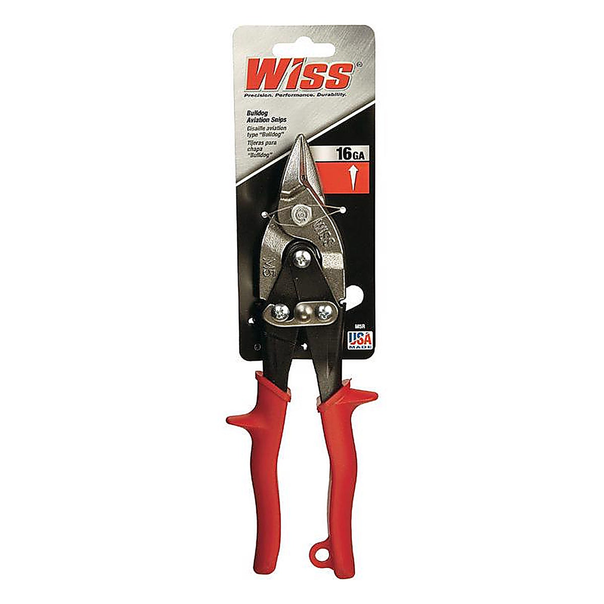 Crescent - M5R - Wiss 9-1/4 In. Stainless Steel Serrated Bulldog Aviation Snips 1 Pack