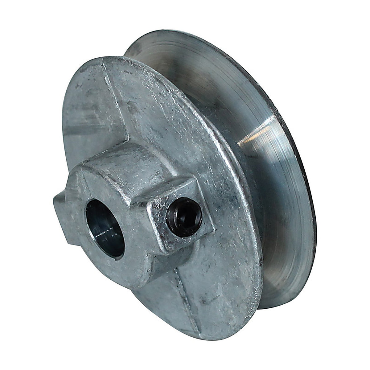 Chicago Die Casting 500A5 5 in. Dia. Zinc Single V Grooved Pulley