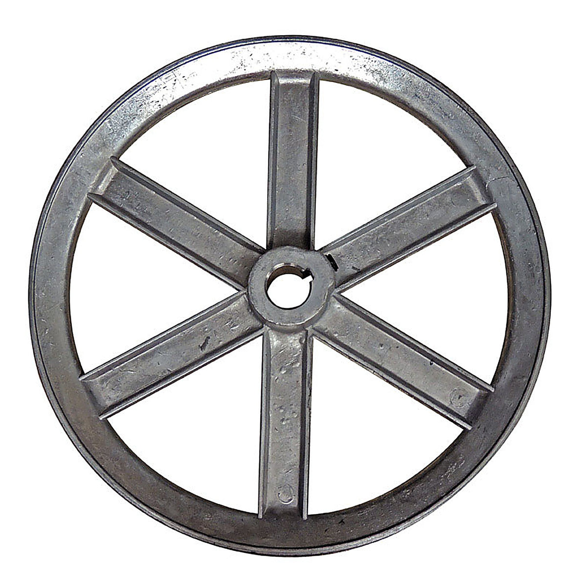 Chicago Die Casting 800A6 8 in. Dia. Zinc Single V Grooved Pulley