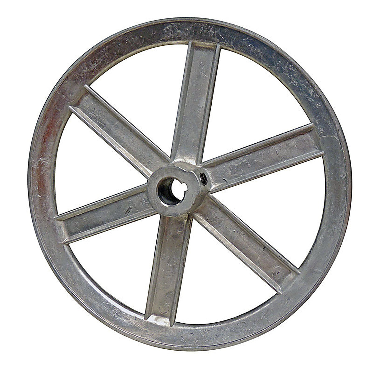 Chicago Die Casting 800A6 8 in. Dia. Zinc Single V Grooved Pulley