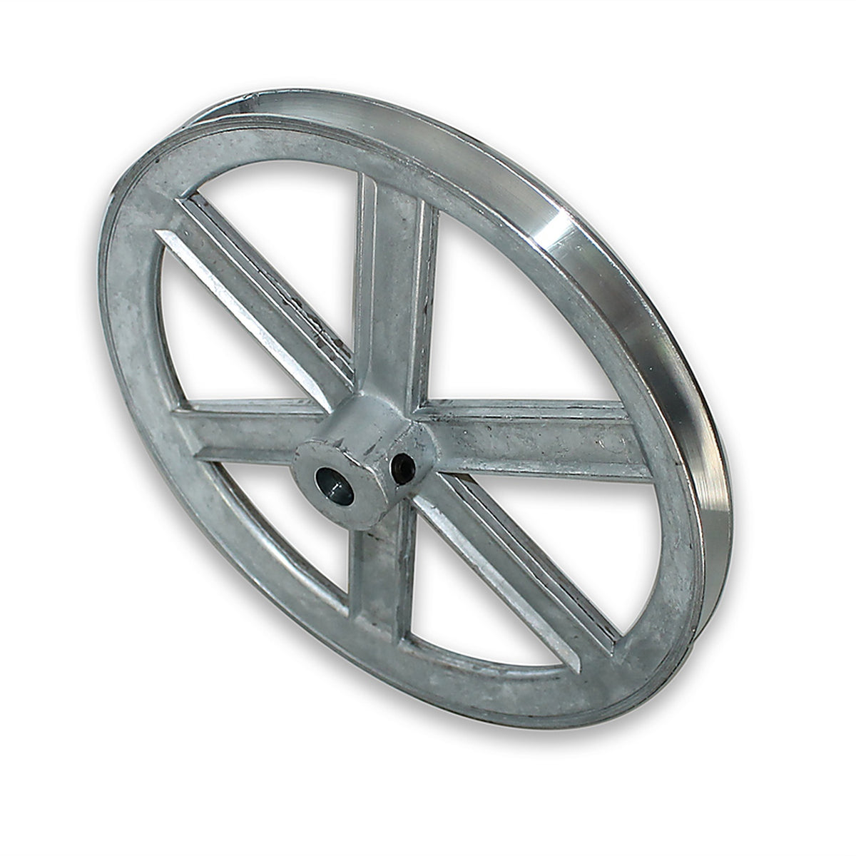 Chicago Die Cast - 1000A5 - 10 In. D X 1/2 In. D Zinc Single V-Grooved Pulley