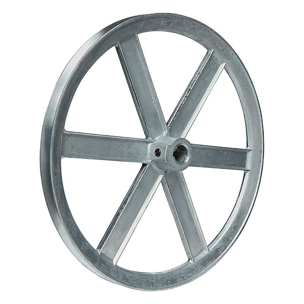 Chicago Die Casting 1000A6 10 in. Dia. Zinc Single V Grooved Pulley