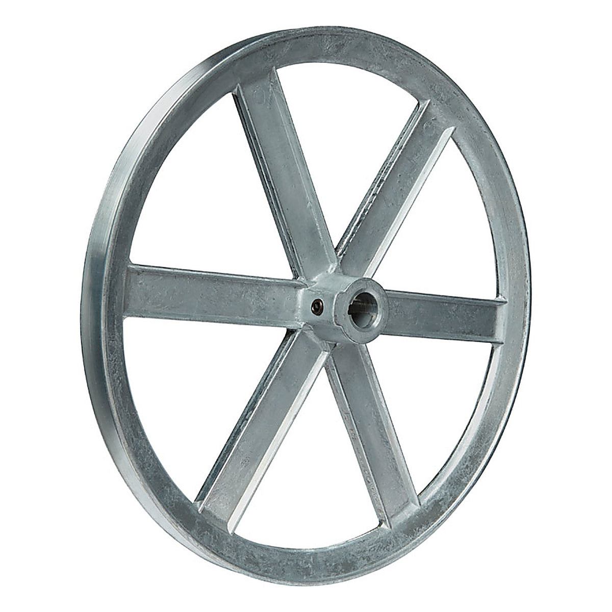 Chicago Die Casting 1000A6 10 in. Dia. Zinc Single V Grooved Pulley