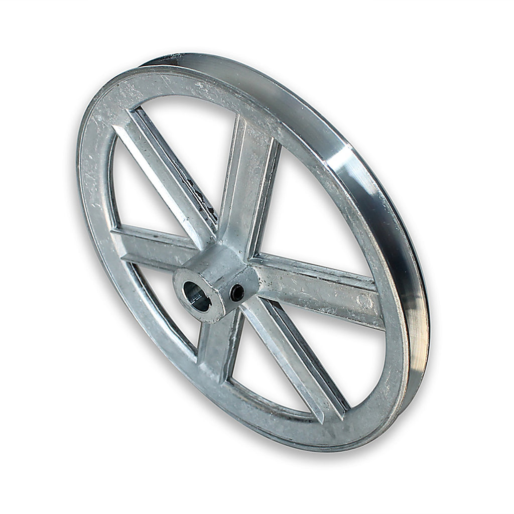 Chicago Die Casting 1000A6 10 in. Dia. Zinc Single V Grooved Pulley