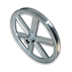 Chicago Die Casting 1000A6 10 in. Dia. Zinc Single V Grooved Pulley