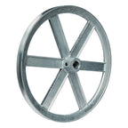 Chicago Die Casting 1000A7 10 in. Dia. Zinc Single V Grooved Pulley
