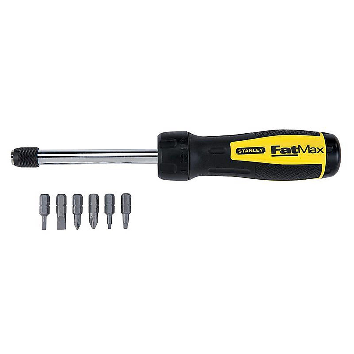 Stanley - 69-189 - Fatmax Multi-Bit Ratchet Screwdriver 11.8 In. 1 Piece