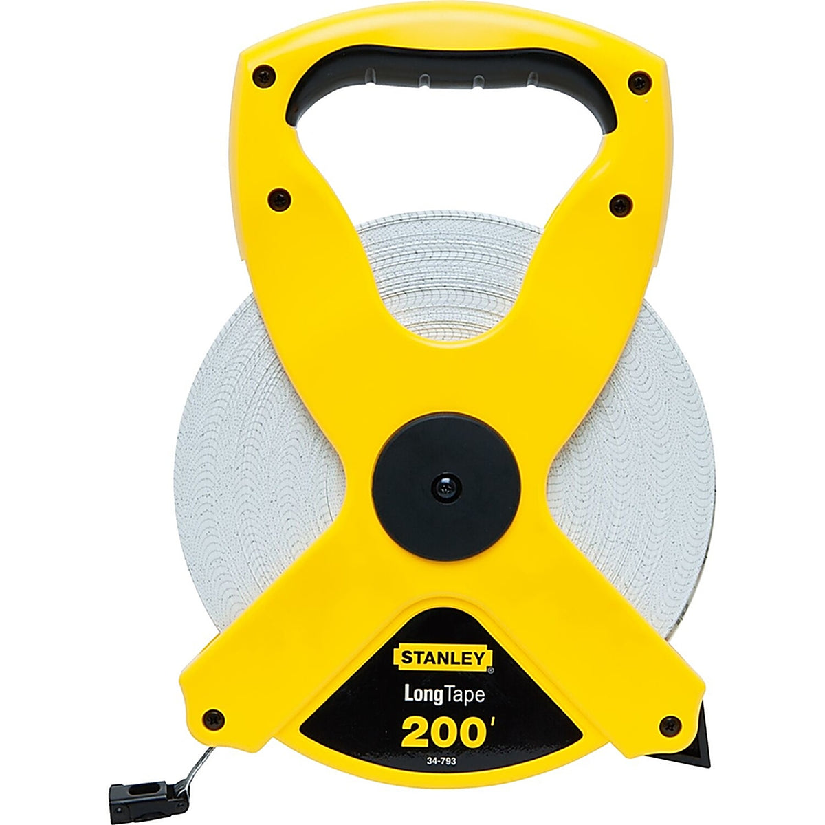 Stanley - 34-793 - 200 Ft. L X 0.5 In. W Open Reel Fiberglass Long Tape Measure 1 Pack