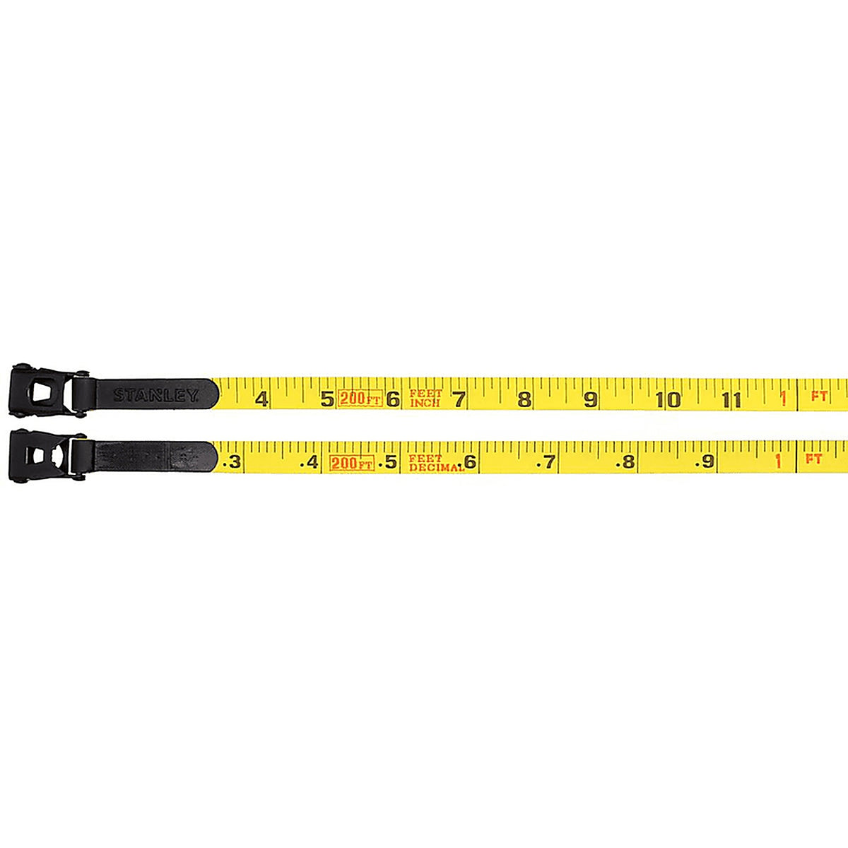 Stanley - 34-793 - 200 Ft. L X 0.5 In. W Open Reel Fiberglass Long Tape Measure 1 Pack