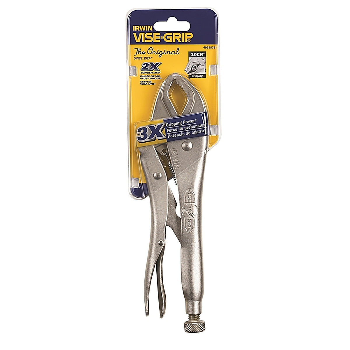 Irwin 4935576 Vise-Grip 10 in. Alloy Steel Curved Pliers