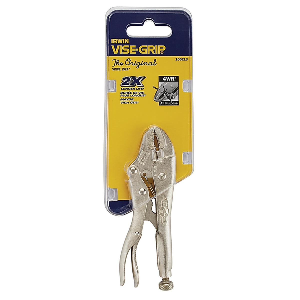Irwin 1002L3 Vise-Grip 4 in. Alloy Steel Curved Pliers