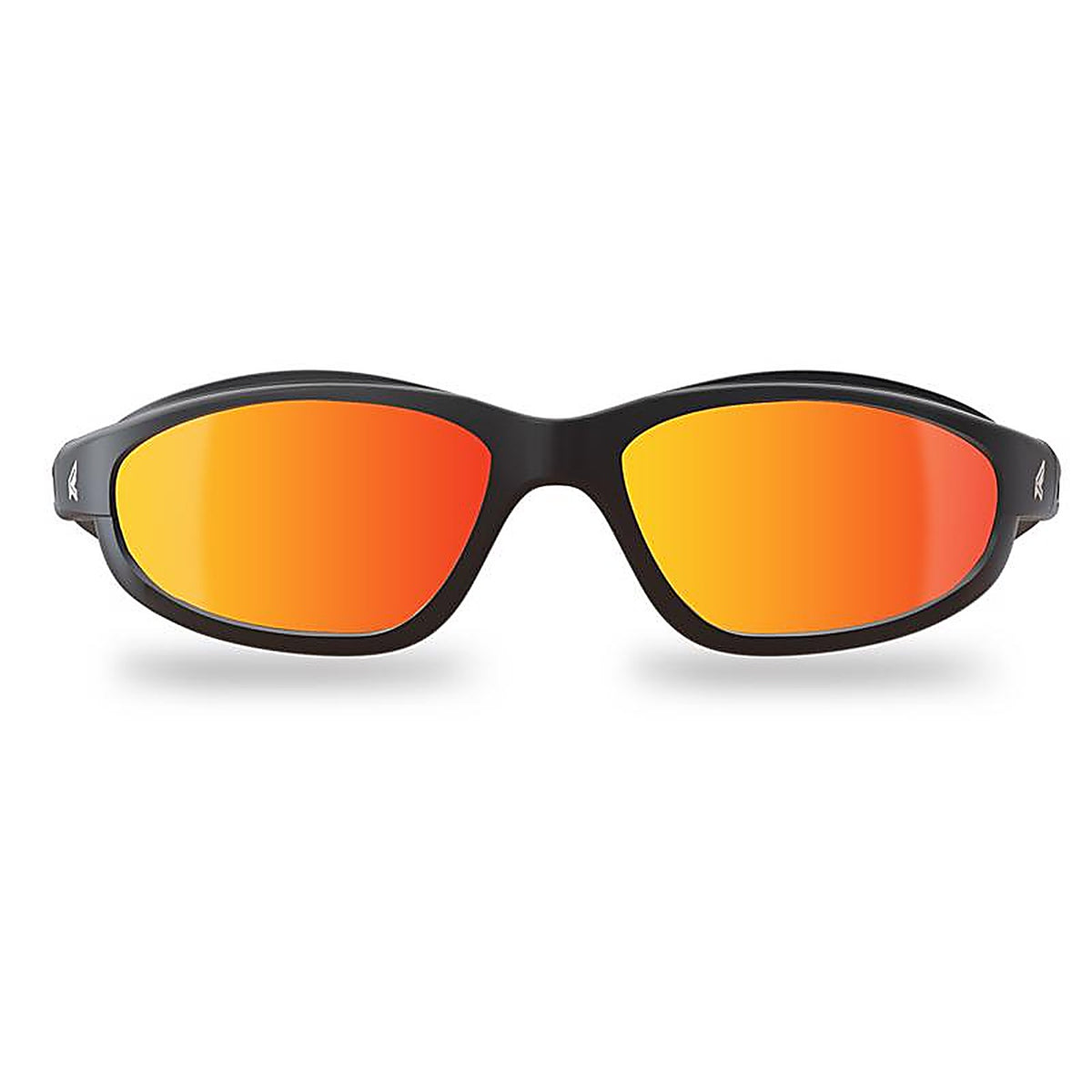 Edge Eyewear - SWAP119 - Dakura Safety Glasses Red Mirror Lens Black Frame 1 Piece