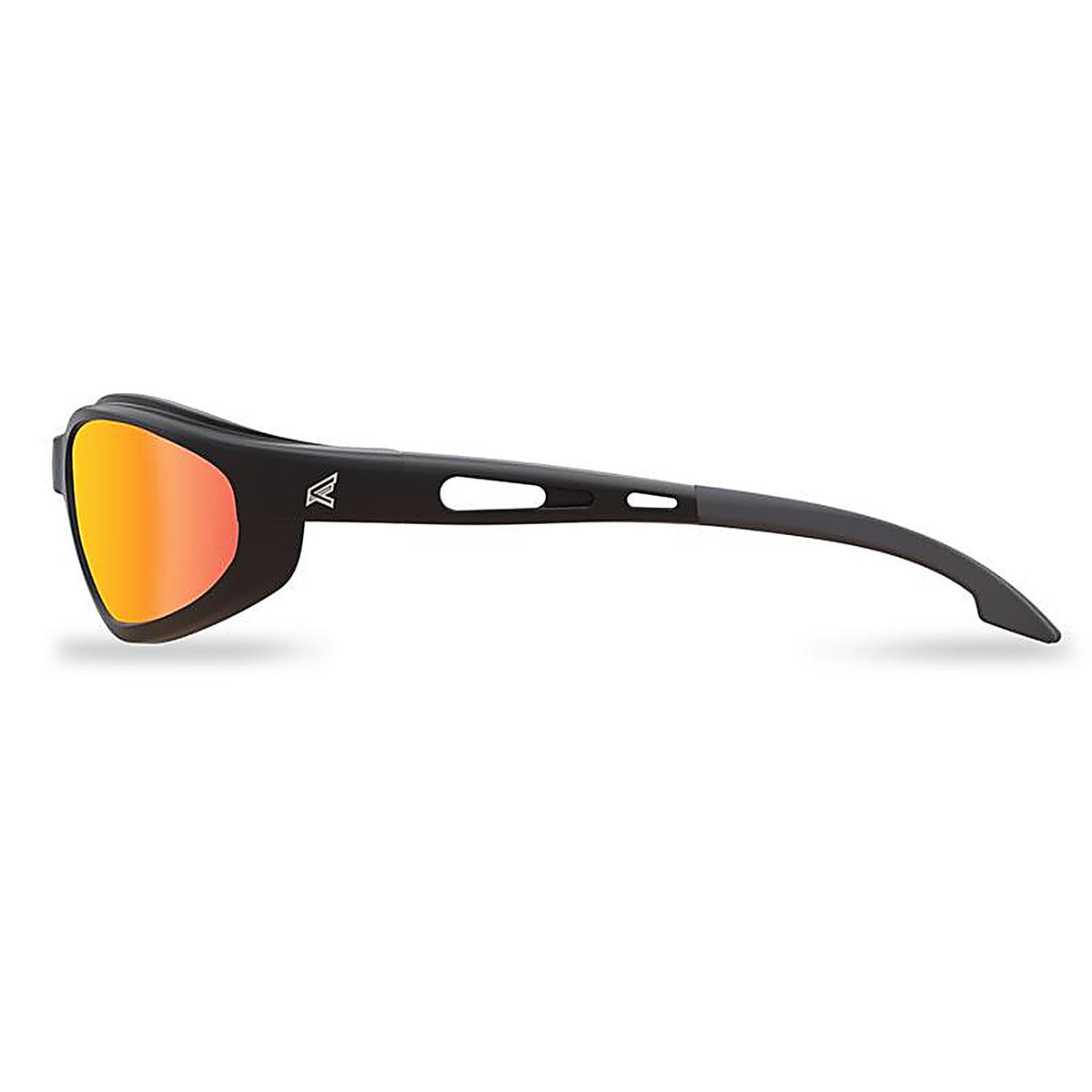 Edge Eyewear - SWAP119 - Dakura Safety Glasses Red Mirror Lens Black Frame 1 Piece