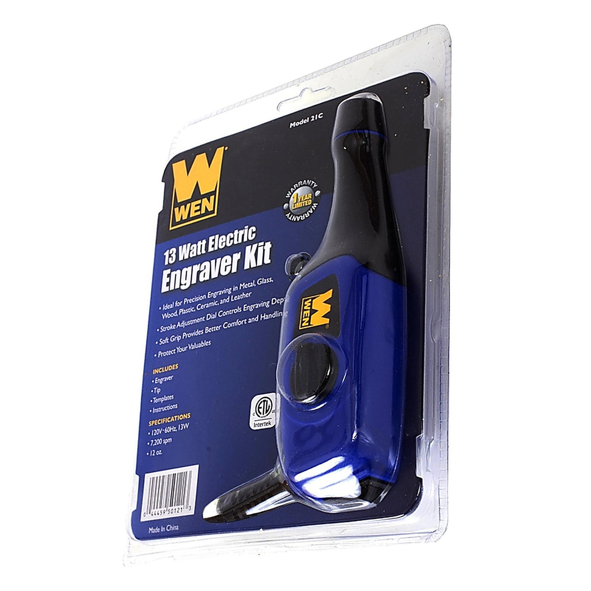 Wen - 21E - 120 V 13 W Corded Electric Engraver Kit