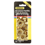 General Tools 1261-4 1/2 in. Dia. x 0.5 in. Dia. Brass Grommet 24/Pack