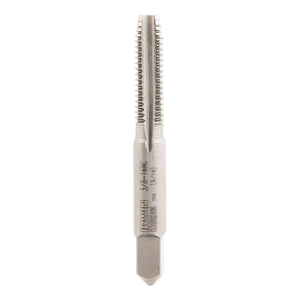 Irwin 8134 Hanson High Carbon Steel SAE Fraction Tap 3/8 in.-16NC 1/pc.