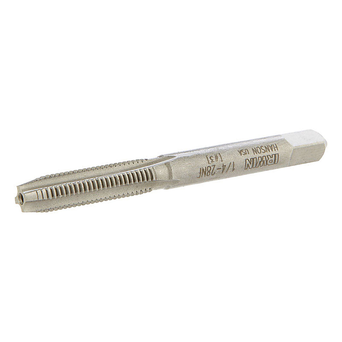 Irwin 8123 Hanson High Carbon Steel SAE Fraction Tap 1/4 in.-28NF 1/pc.