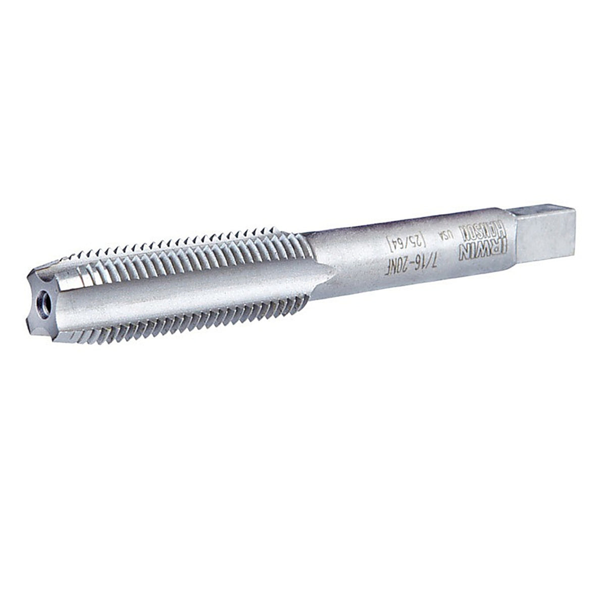 Irwin 8140 Hanson High Carbon Steel SAE Fraction Tap 7/16 in.-20NF 1/pc.