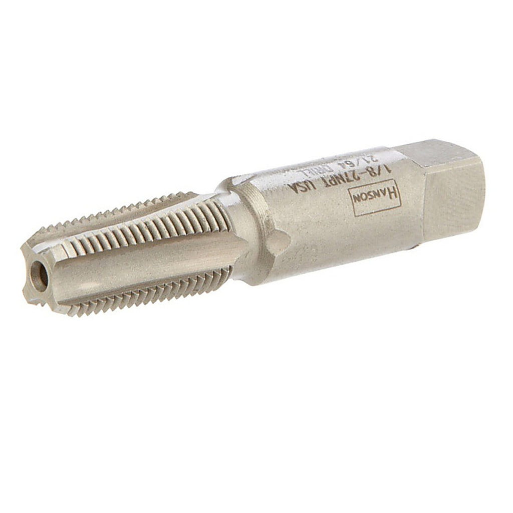 Irwin 8202 Hanson High Carbon Steel SAE Plug Tap 1/8 in.-27NPT 1/pc.