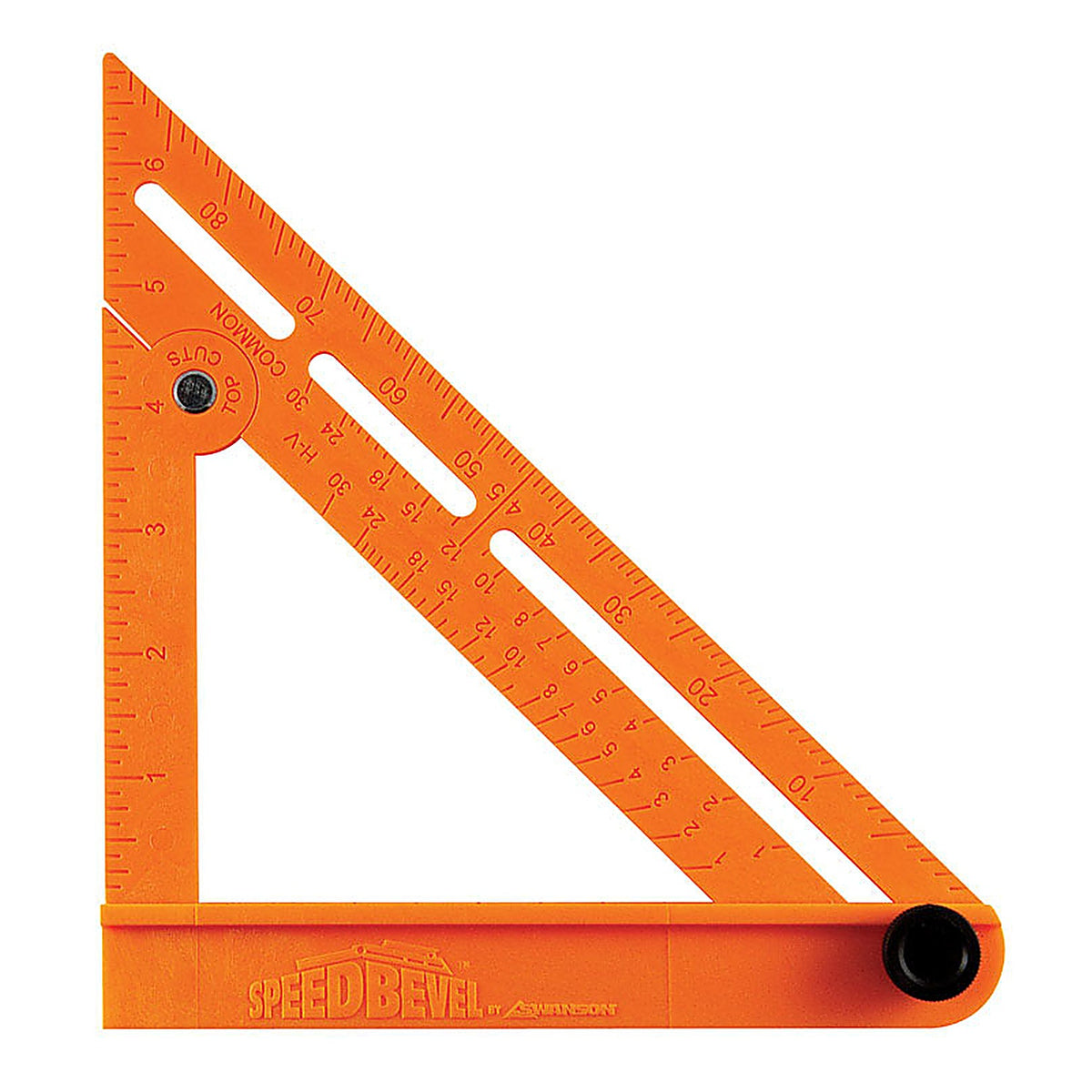 Swanson - TOSB01 - Speed Bevel 7.125 In. L X 1.25 In. H Abs Plastic Adjustable Speed Square