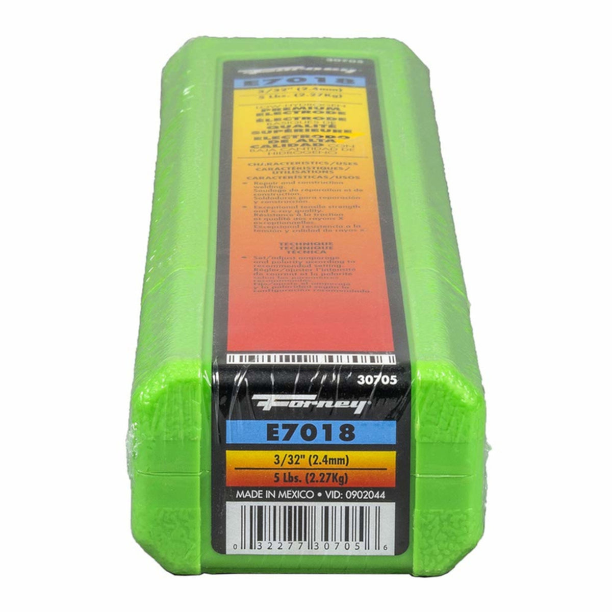Forney 30705 3/32 in. D X 14.6 in. L E7018 Mild Steel Welding Rods 84000 psi 5 lb 1 pk