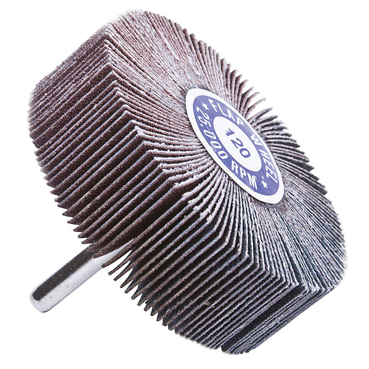 Forney 60183 3 in. D X 1/4 in. S Aluminum Oxide Flap Wheel 120 Grit 1 pc