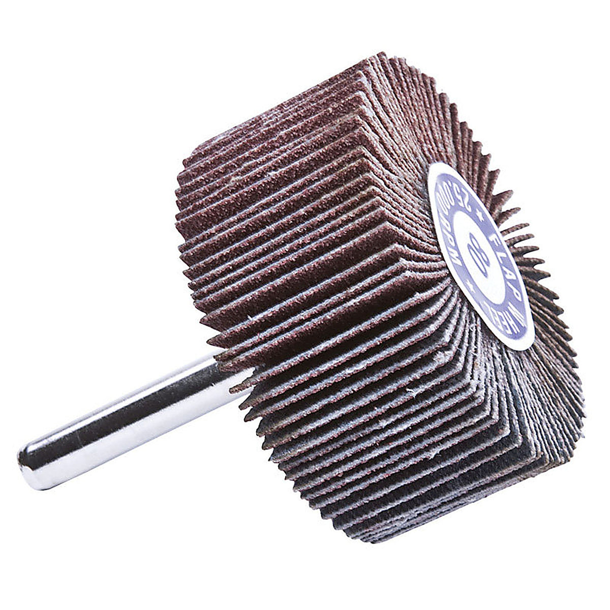 Forney 60185 2 in. D X 1/4 in. S Aluminum Oxide Flap Wheel 80 Grit 1 pc