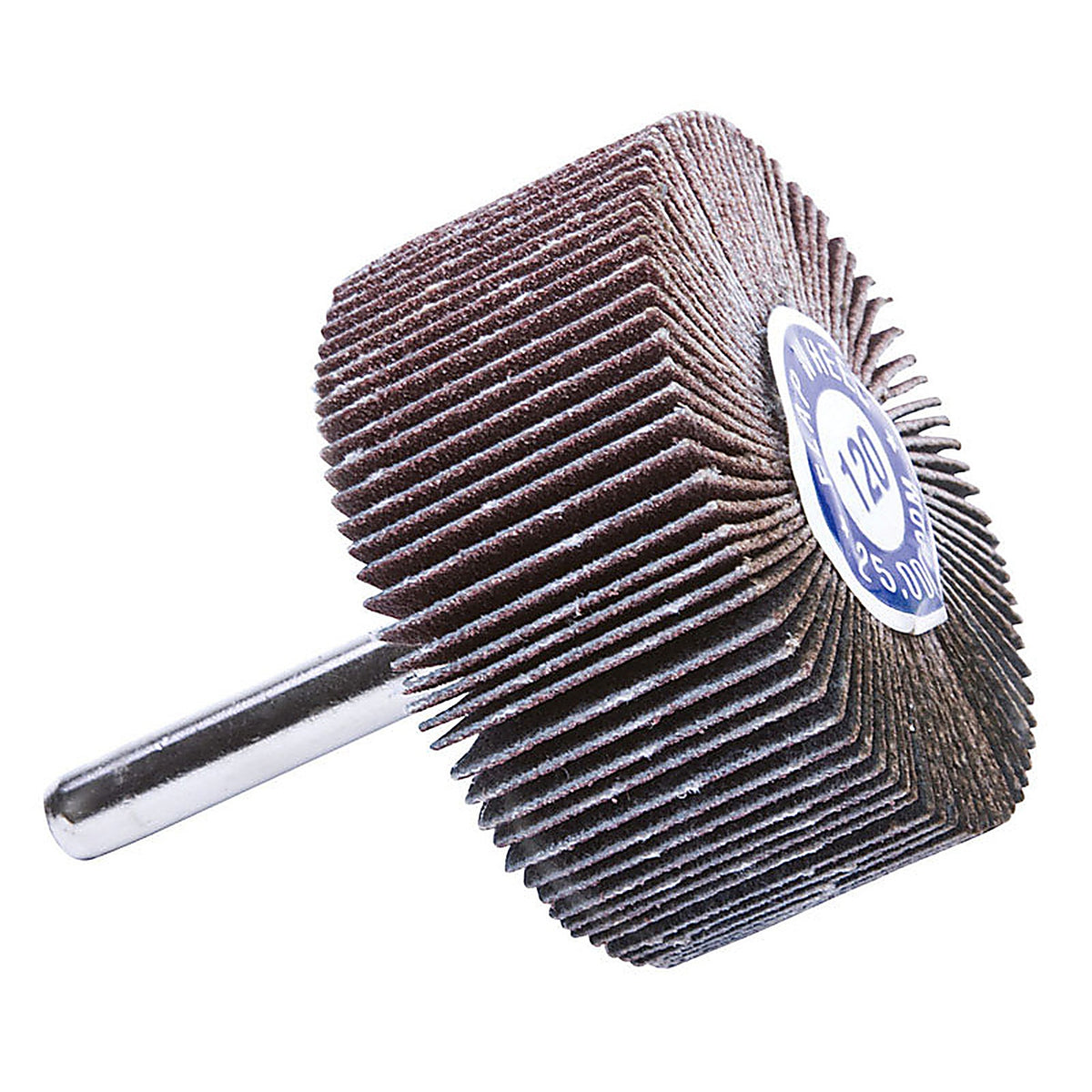 Forney 60186 2 in. D X 1/4 in. S Aluminum Oxide Flap Wheel 120 Grit 1 pc