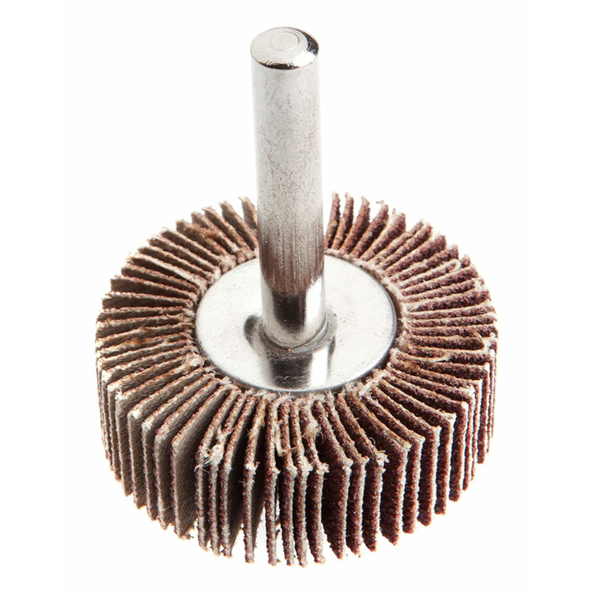 Forney 60187 1-1/2 in. D X 1/4 in. Aluminum Oxide Flap Wheel 60 Grit 1 pc