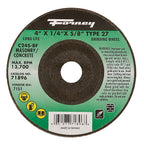 Forney 71896 4 in. D X 1/4 in. thick T X 5/8 in. in. S Masonry Grinding Wheel 1 pc