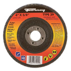 Forney 71991 4 in. D X 5/8 in. S Zirconia Aluminum Oxide Flap Disc 36 Grit 1 pc