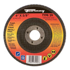 Forney 71992 4 in. D X 5/8 in. S Zirconia Aluminum Oxide Flap Disc 60 Grit 1 pc
