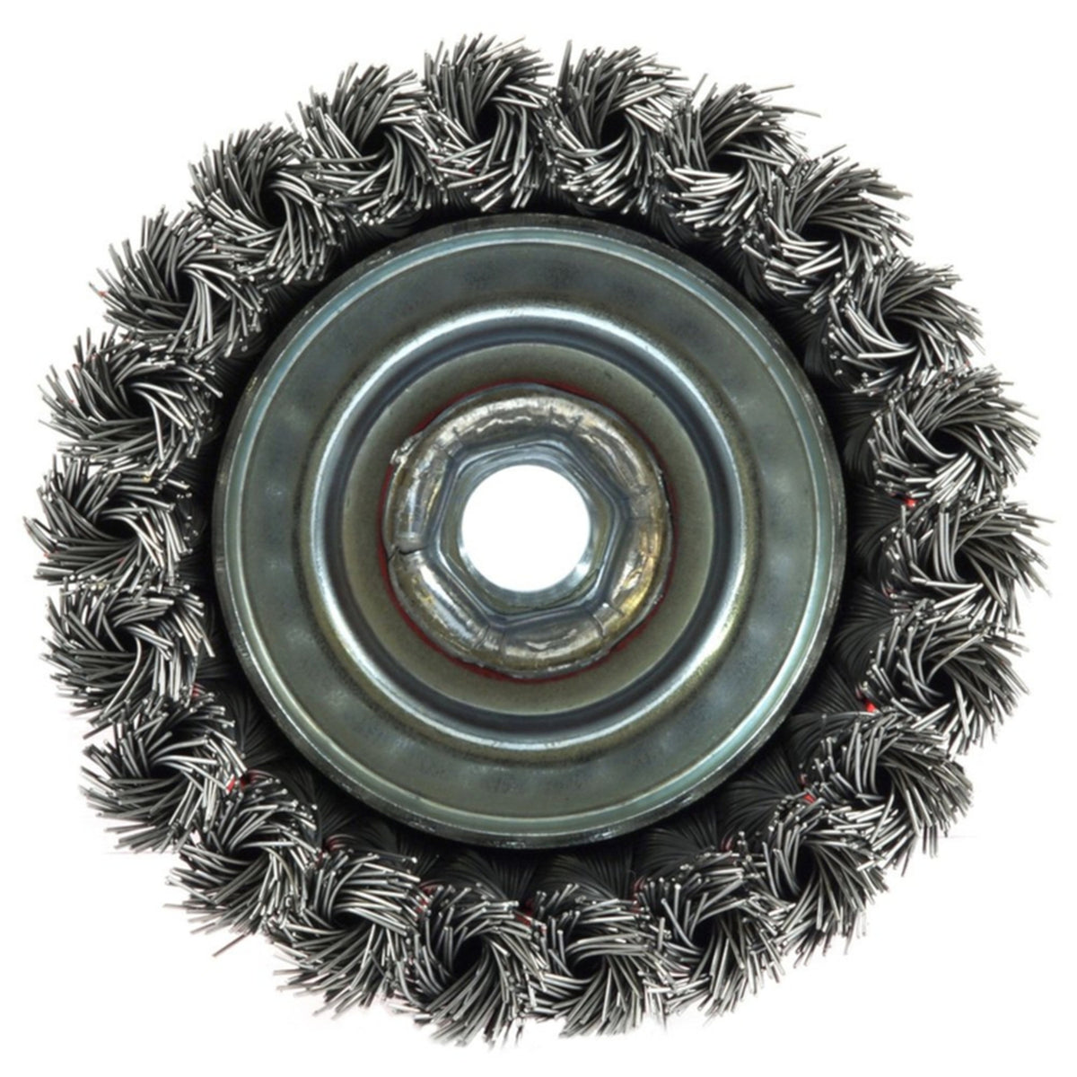 Forney 72753 4 in. D X 5/8 in. S Knotted Steel Cup Brush 8500 rpm 1 pc