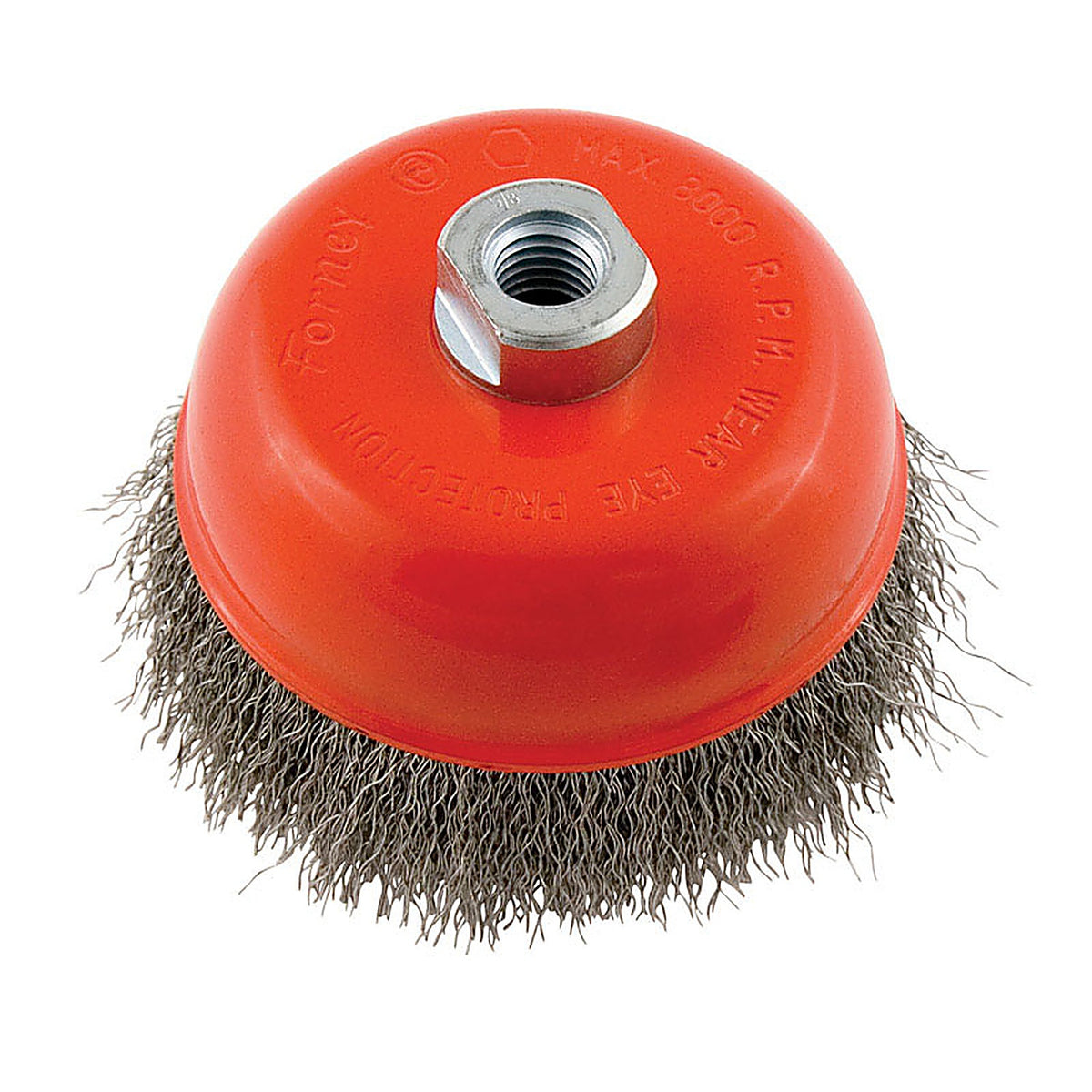 Forney 72754 5 in. D X 5/8 in. S Crimped Steel Cup Brush 8000 rpm 1 pc