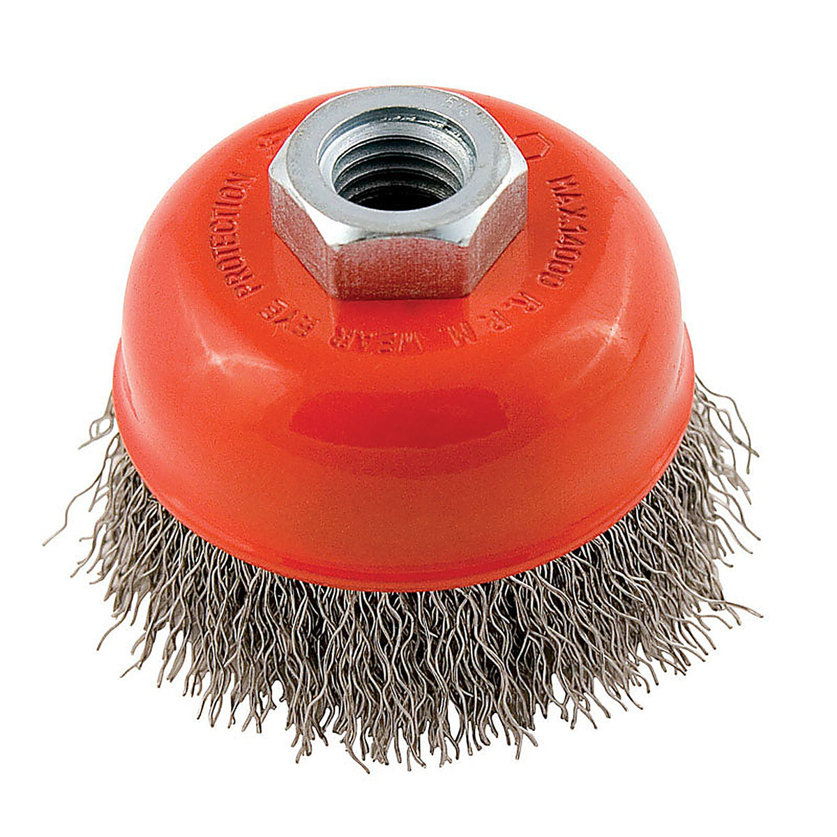 Forney 72755 2.75 in. D X 5/8 in. S Crimped Steel Cup Brush 14000 rpm 1 pc