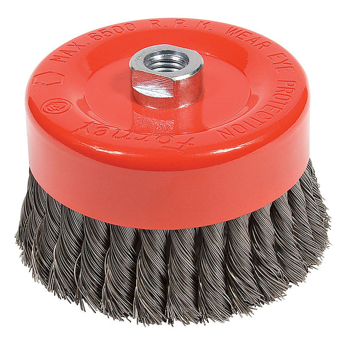 Forney 72756 6 in. D X 5/8 in. S Knotted Steel Cup Brush 6500 rpm 1 pc
